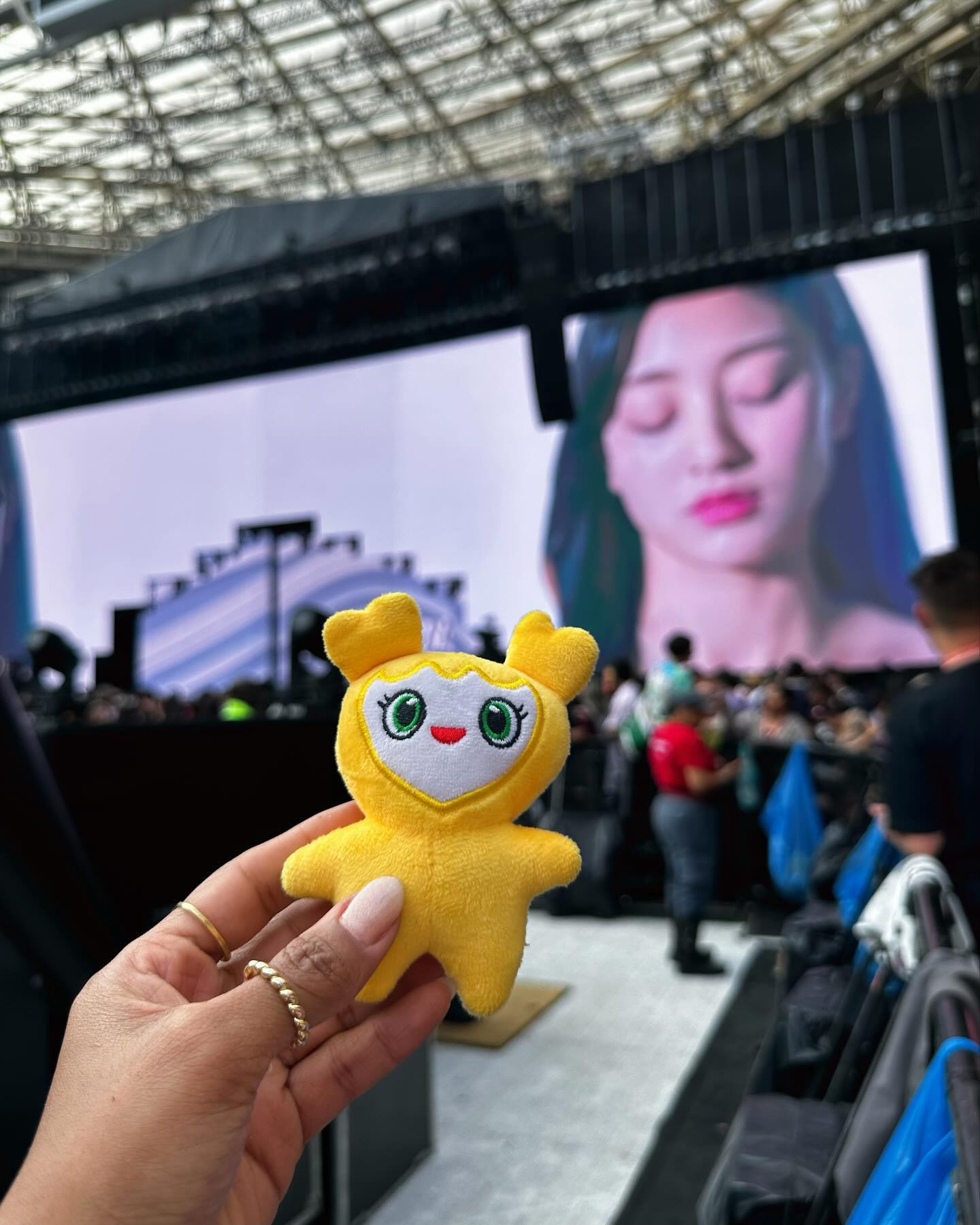 photo from twice concert barricade in Sao Paulo, Brazil