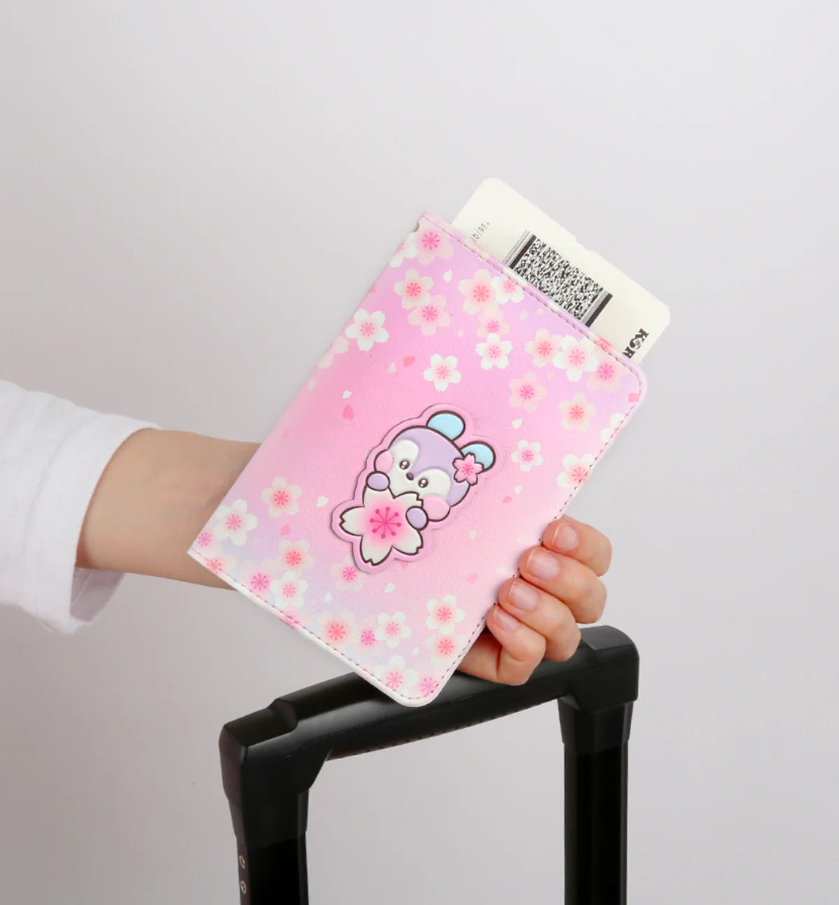 BT21 Cherry Blossom Passport Cover