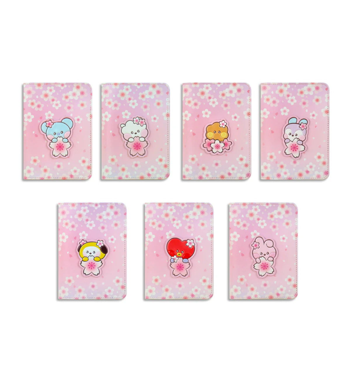 BT21 Cherry Blossom Passport Cover