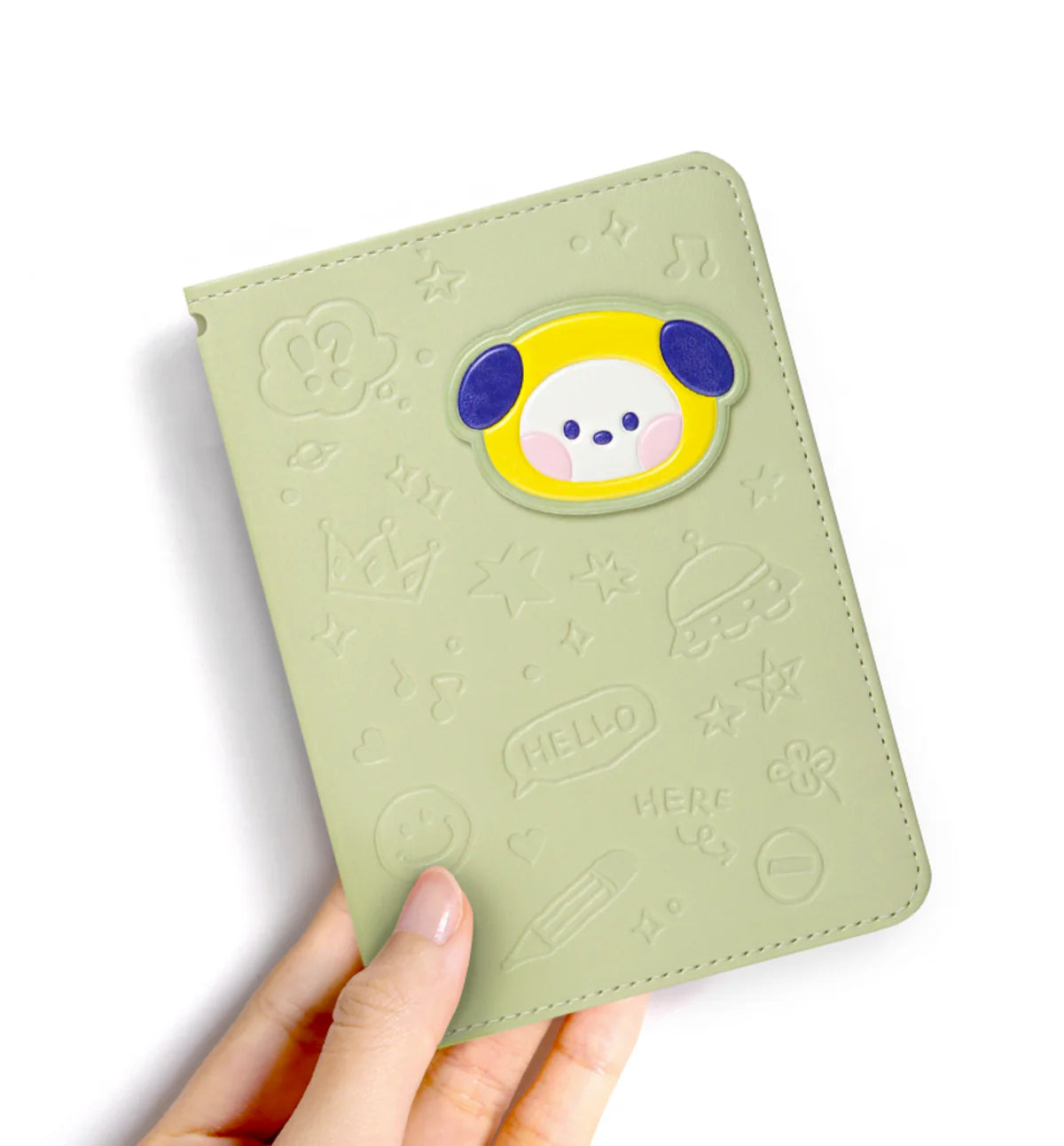 BT21 Leather Patch Passport Cover