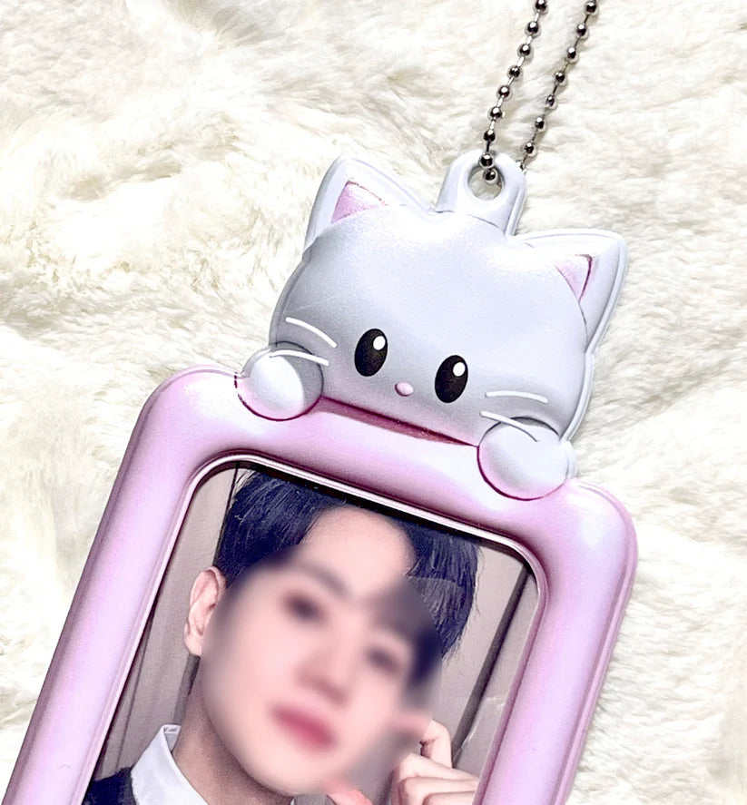 Durunaru Photocard Holder - White Cat