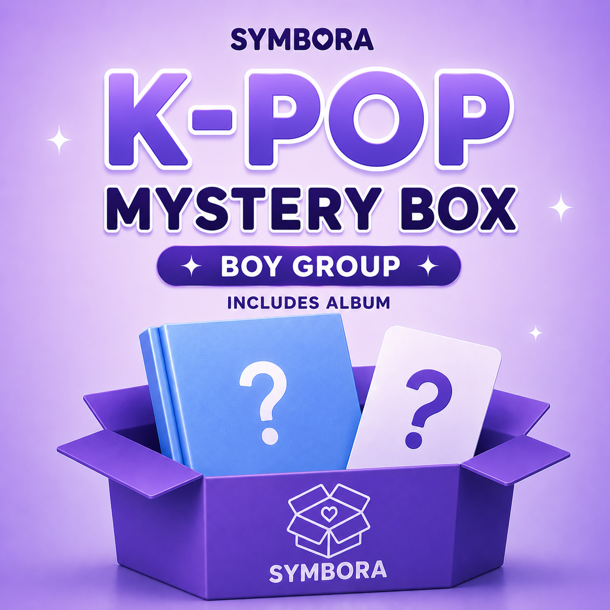 K-Pop Boy Group Mystery Box - Includes Albums and Official Merch