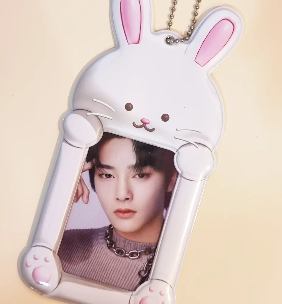 DuckyWorld Photocard Holder - White Bunny